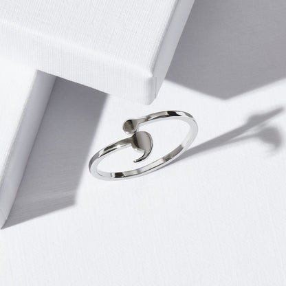 Delicate Semicolon Ring - Quincy Ring